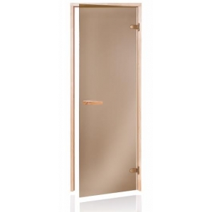Drzwi do sauny Raiser  7x19 sosna szkło brązowe
